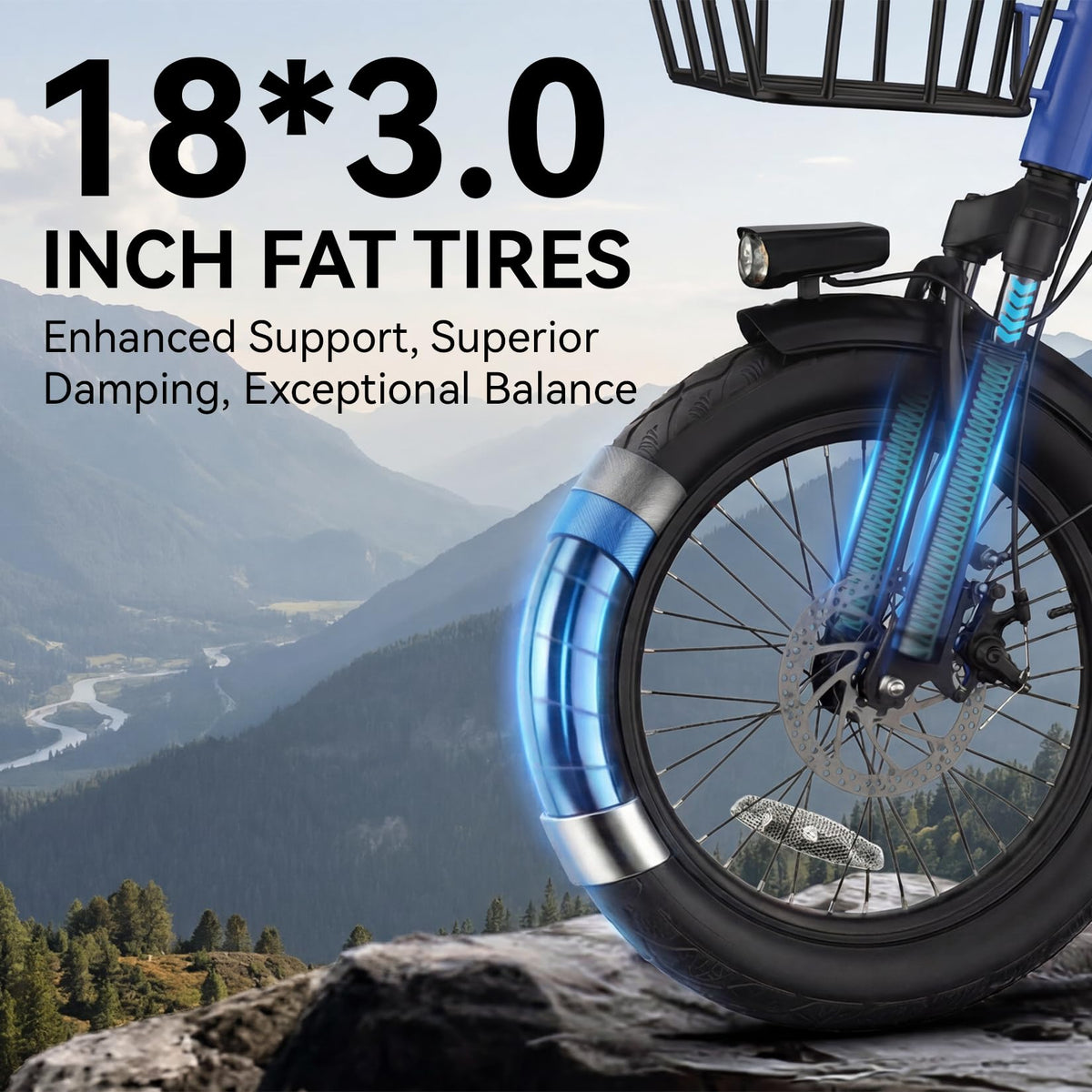 Electric Tricycle for Adults with 2 Basket Y645587