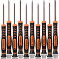 Torx Screwdriver Set of T2-T15, 10-Piece Magnetic Security Screwdrivers M304541