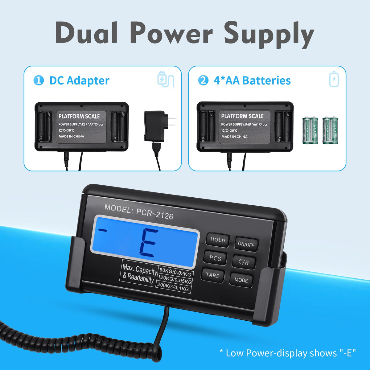 Heavy Duty Digital Livestock Scale with LCD Display C762