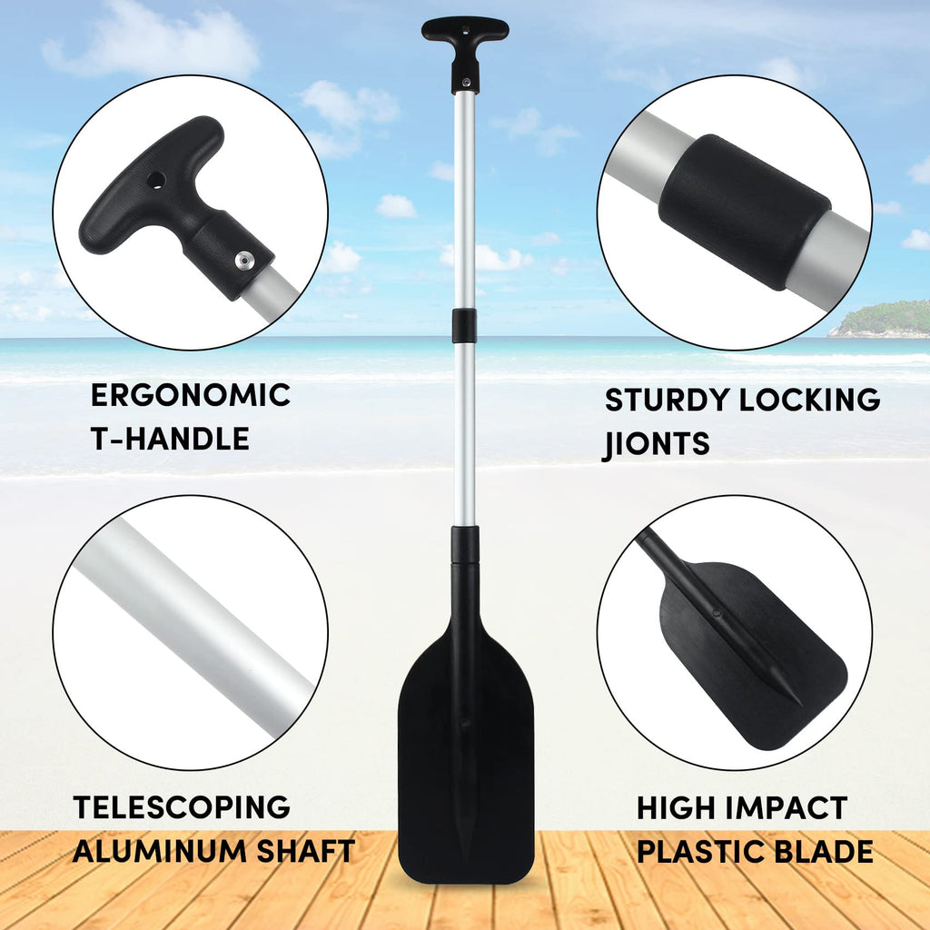 Telescoping Boat Paddle Collapsible Oar 2 Pack M259303