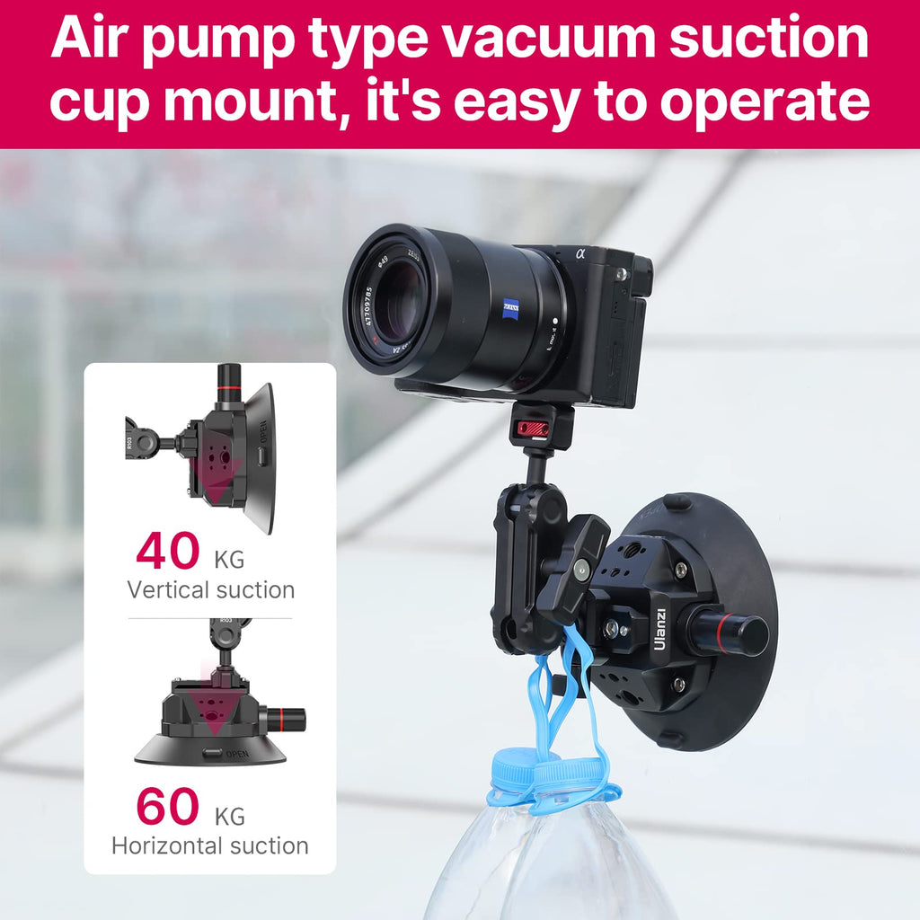 Suction Mount 4.5'' Magic Arm Bracket for DSLR Cameras A8776