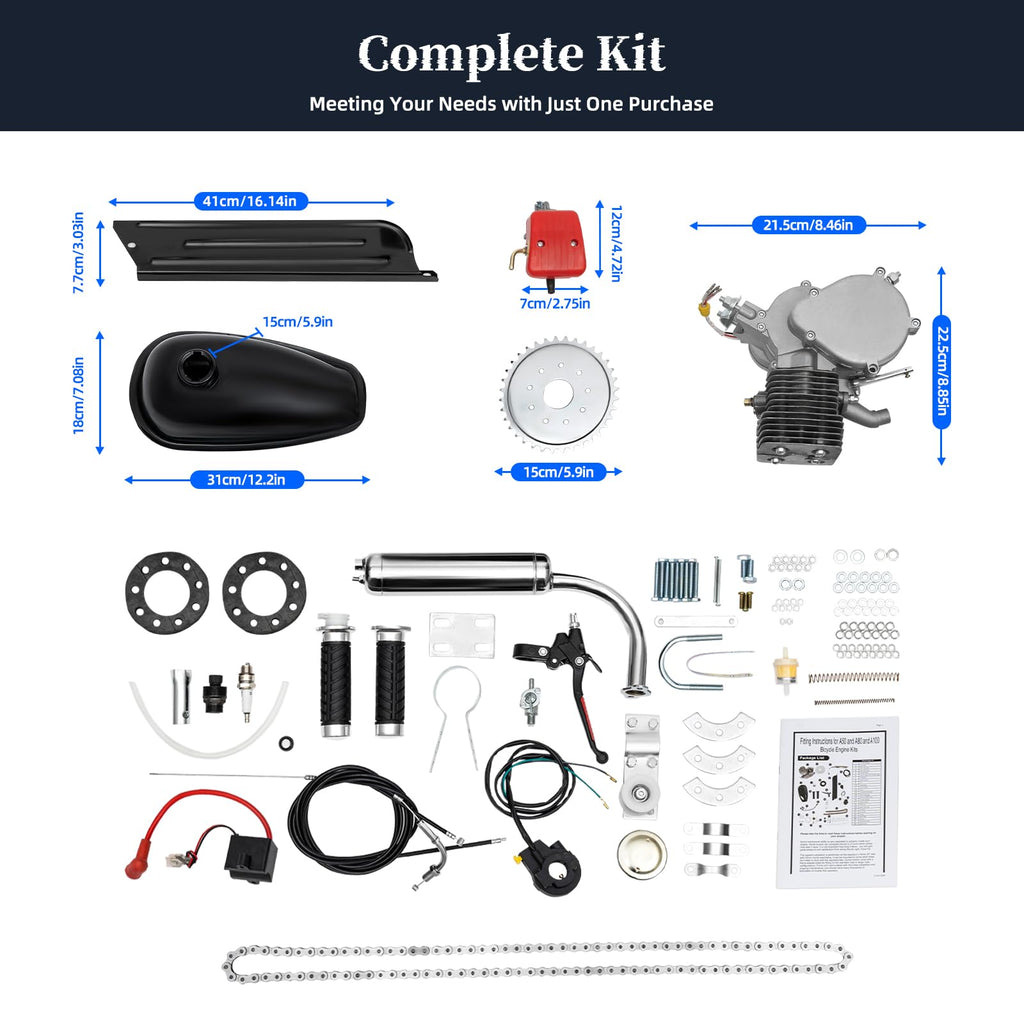 2 Stroke 100CC Bicycle Engine Kit T837184