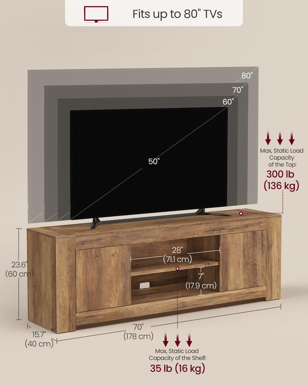 TV Stand with Storage X7575