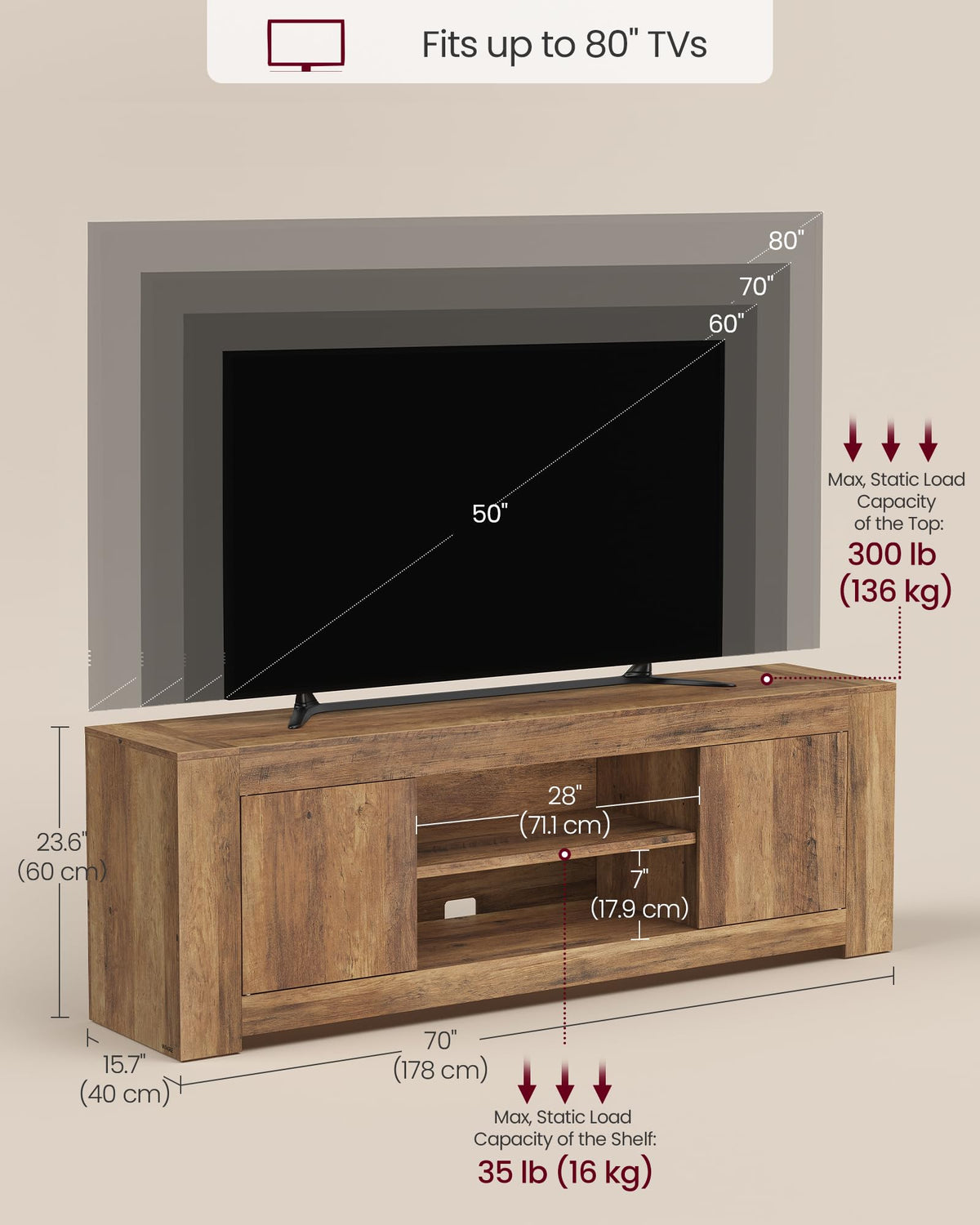 TV Stand with Storage X7575