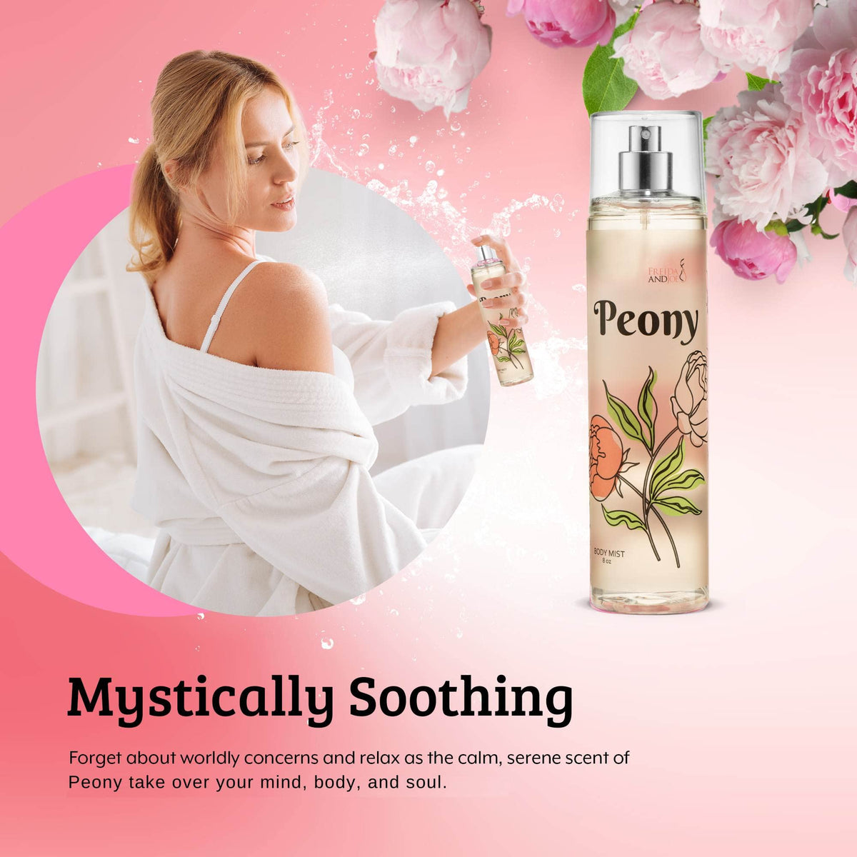 Body Mist Spray Peony Floral F654804