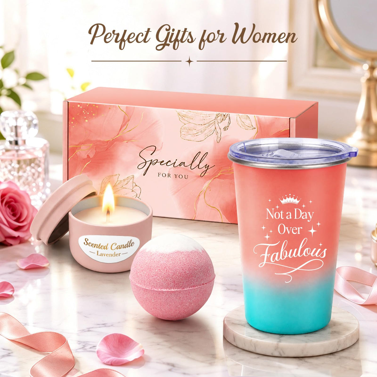 Pink Spa Gift Basket Set Q769