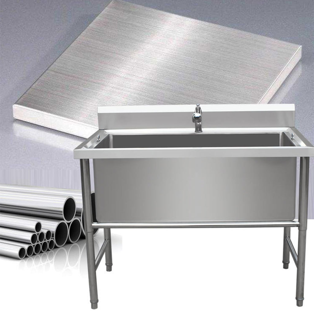 47" Stainless Steel Dog Grooming Tub with Stairs V497864