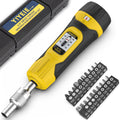 1/4" Ratchet Torque Screwdriver, 10-70 in-lbs, S2 Hex Bits L776