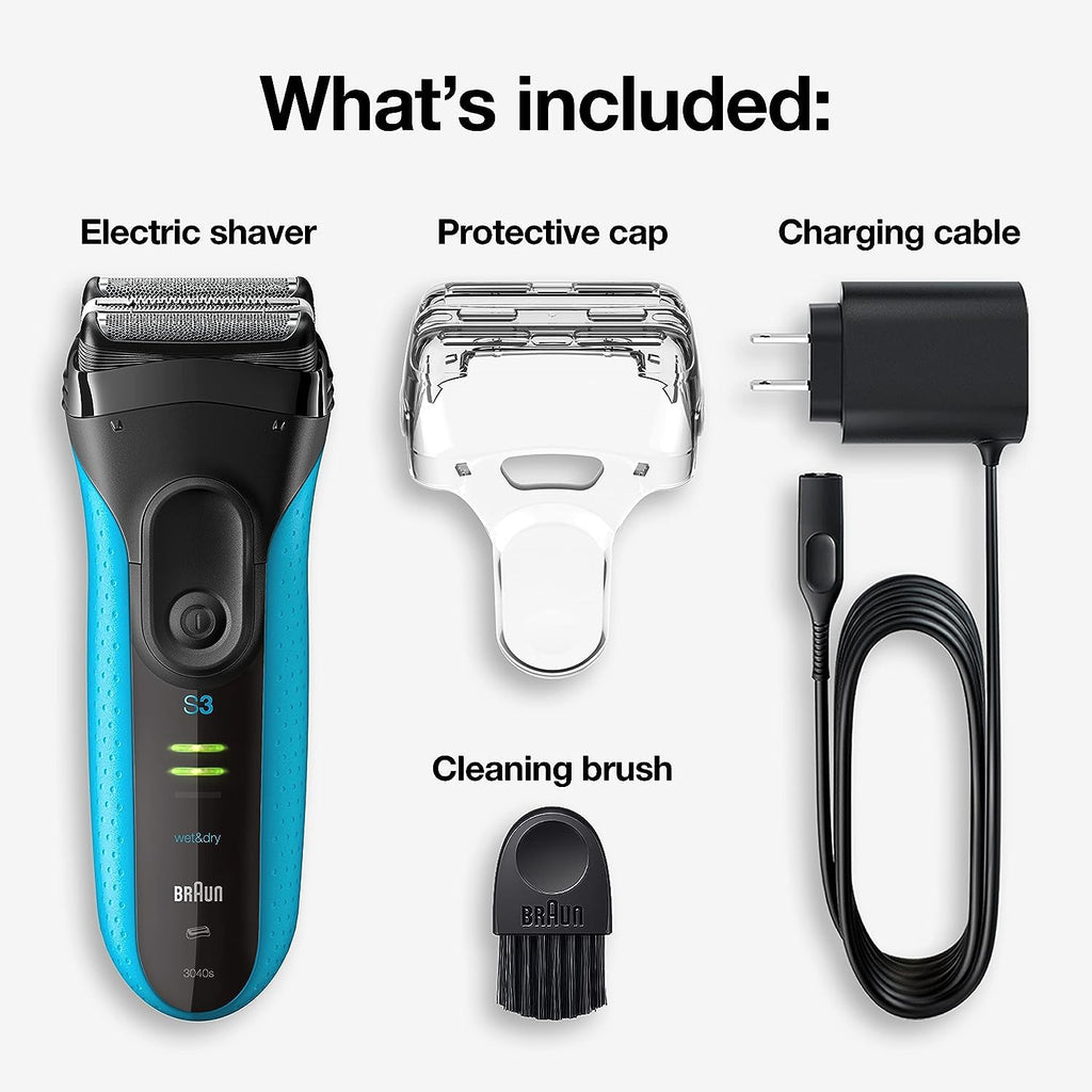 Electric Series 3 Wet & Dry Foil Shaver with Precision Trimmer J23837