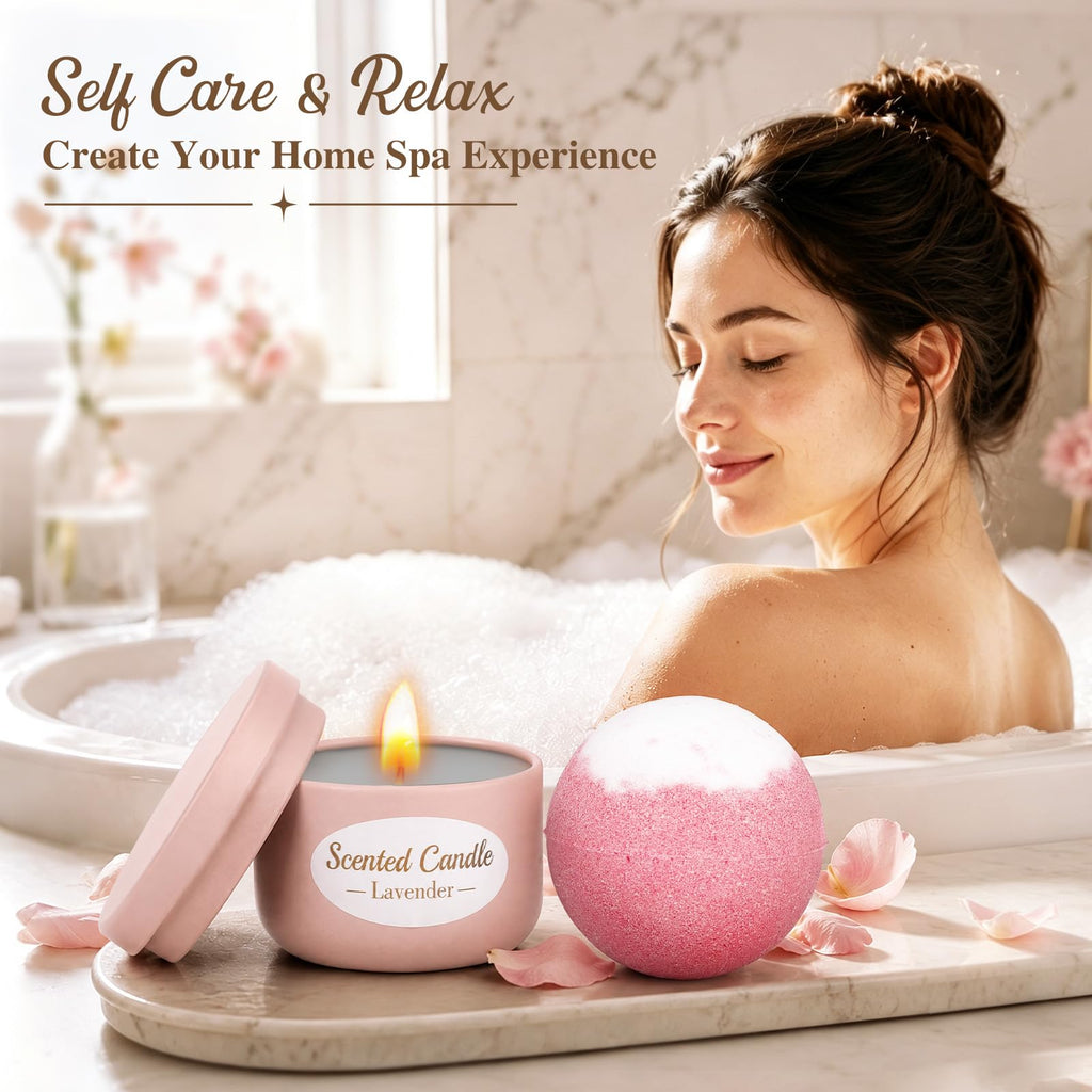 Pink Spa Gift Basket Set Q769