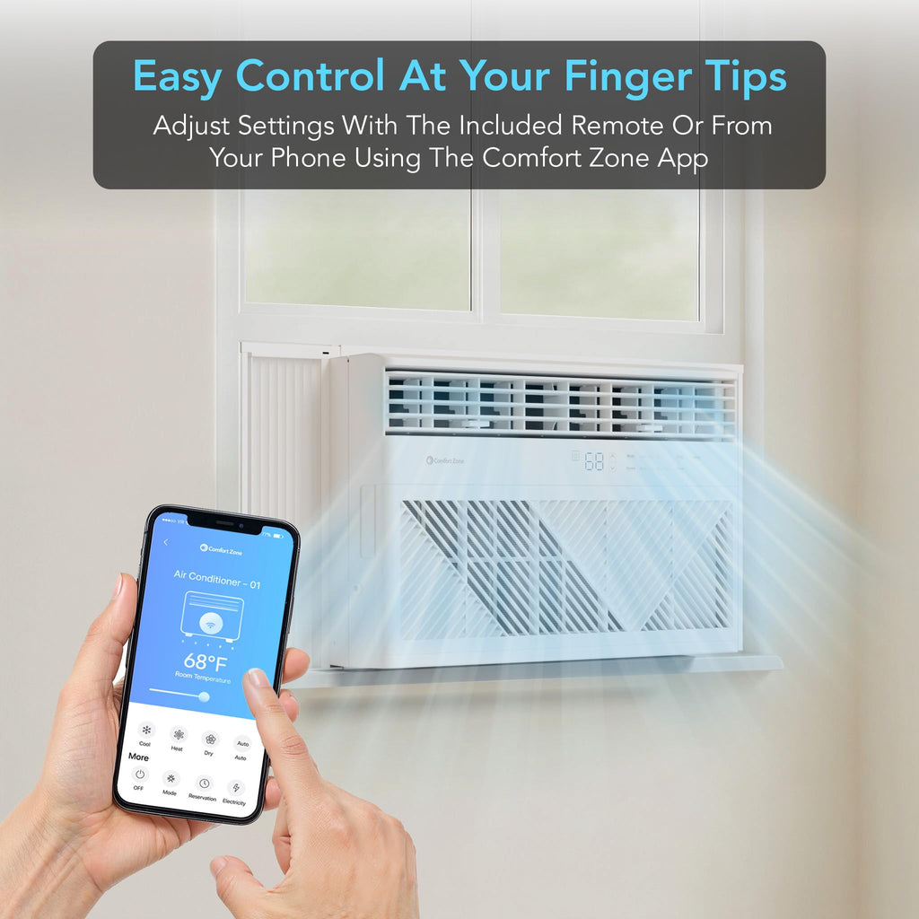 10,000 BTU Smart Wi-Fi Window Air Conditioner F315362