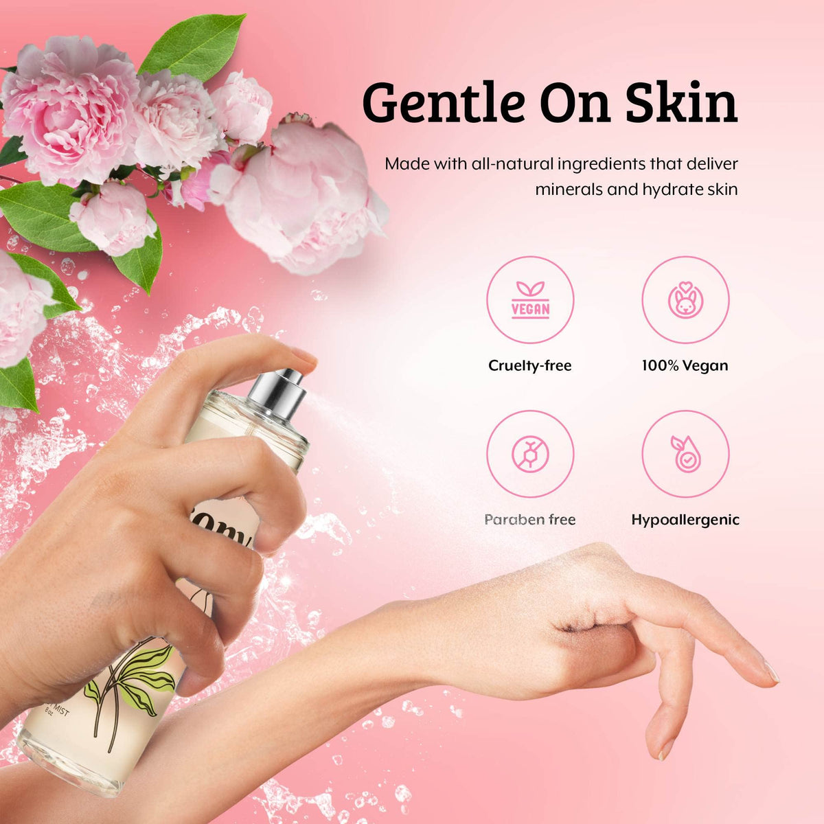 Body Mist Spray Peony Floral F654804