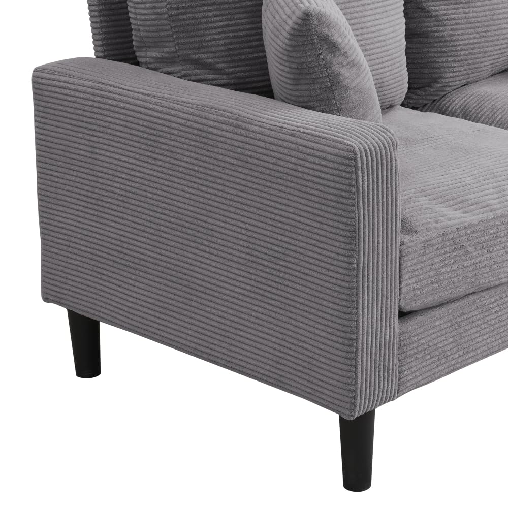 Light Gray 2 Seat Upholstered Sofa G935782