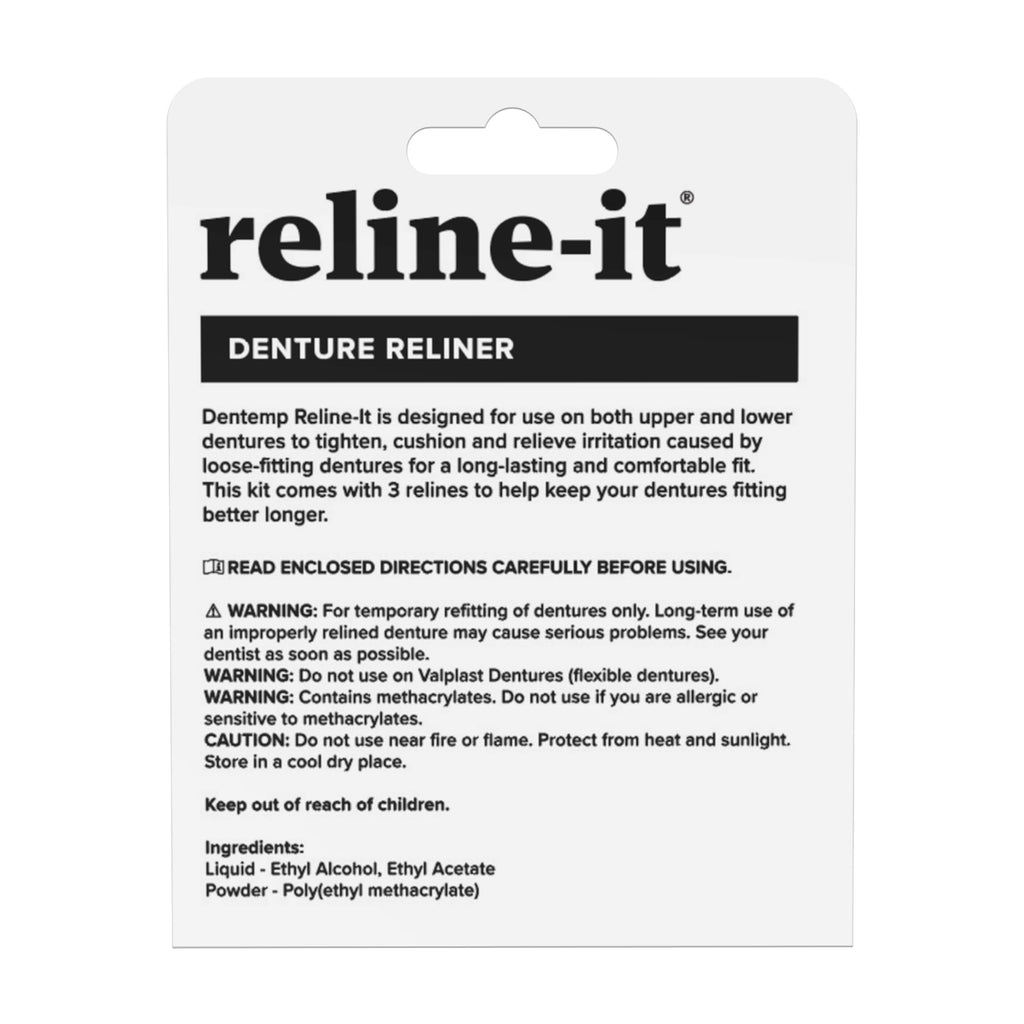 Denture Reline Kit 3 Pack E613