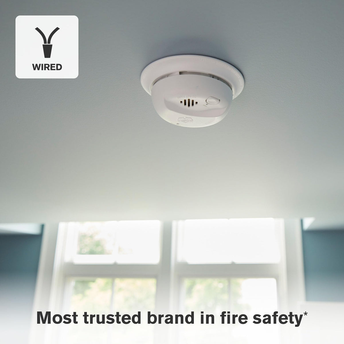 Hardwire Smoke Alarm with 10-Year Battery Backup I18463