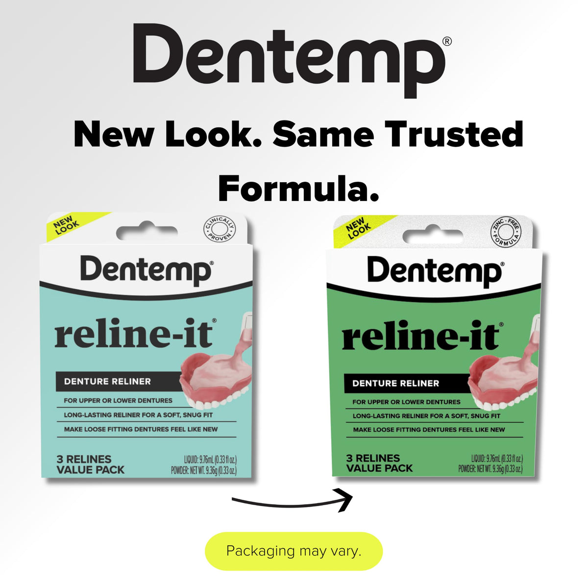 Denture Reline Kit 3 Pack E613