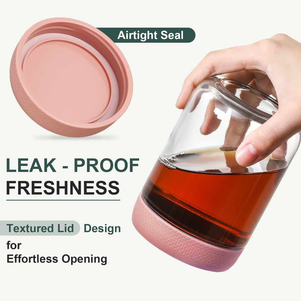 16oz Glass Jars with Airtight Lids R282