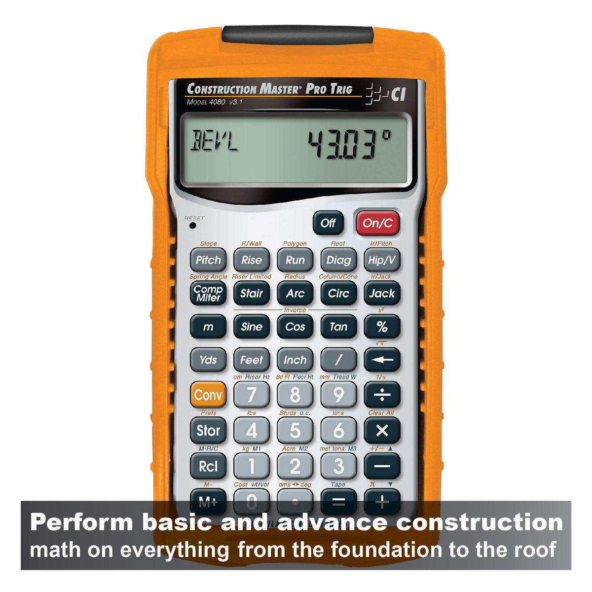 Construction Calculator with Case N846