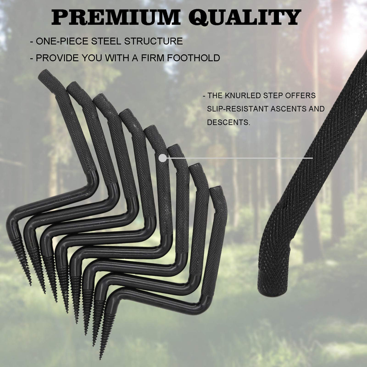 4 inch Screw-in Tree Steps 8Pack Q90317