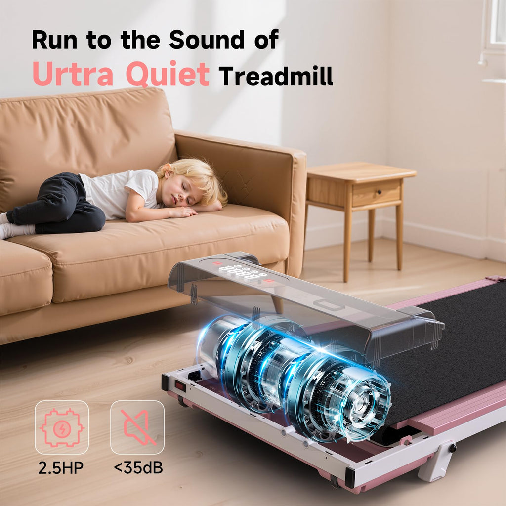 Incline Walking Pad with 8% Incline & 2.5HP Z368