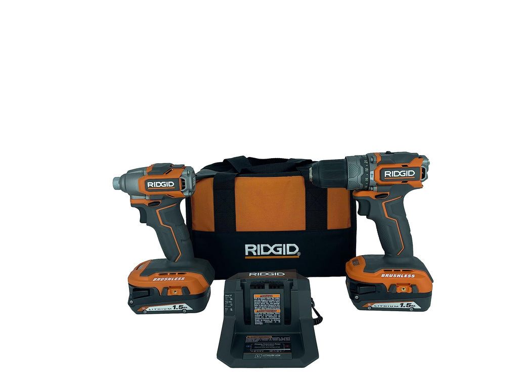 18V Brushless Cordless Hammer Drill and Impact Driver Combo Kit N607