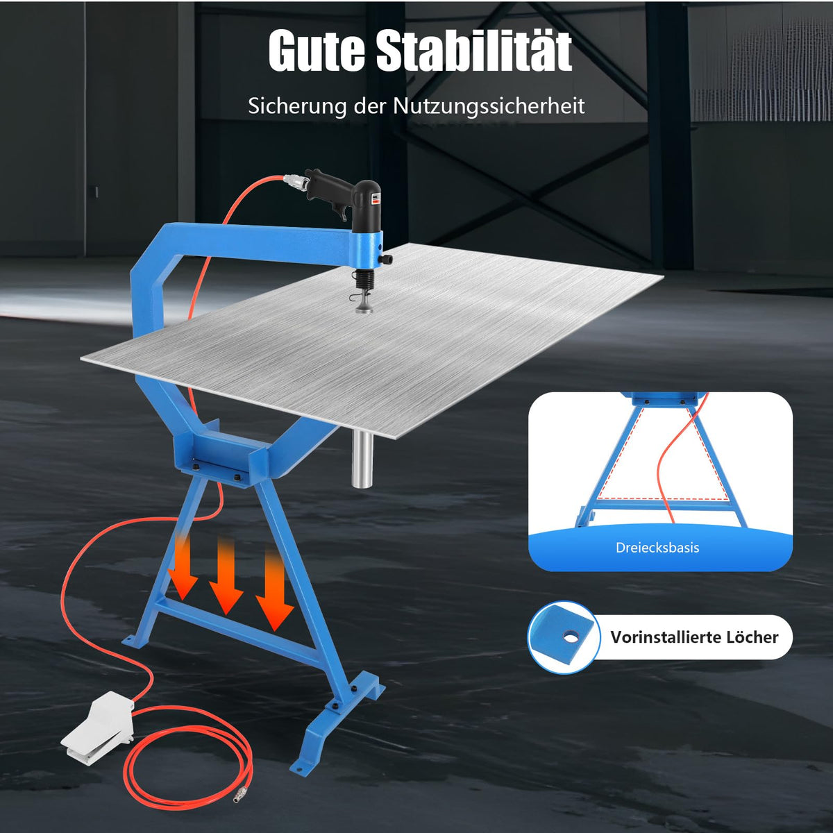 Pneumatic Planishing Hammer Thin Plate Shaping Machine C9581