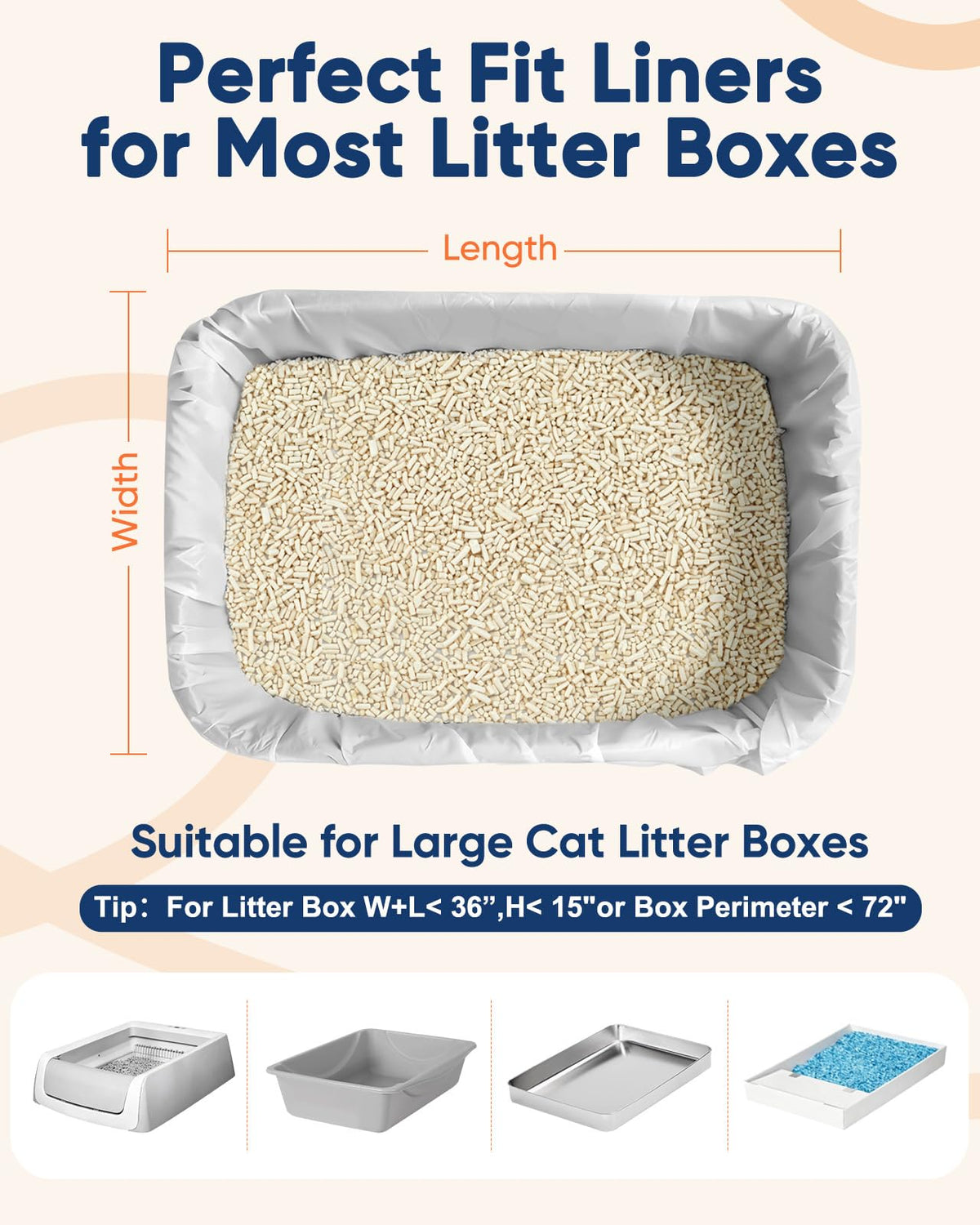 24 Pack Litter Box Liners W5338