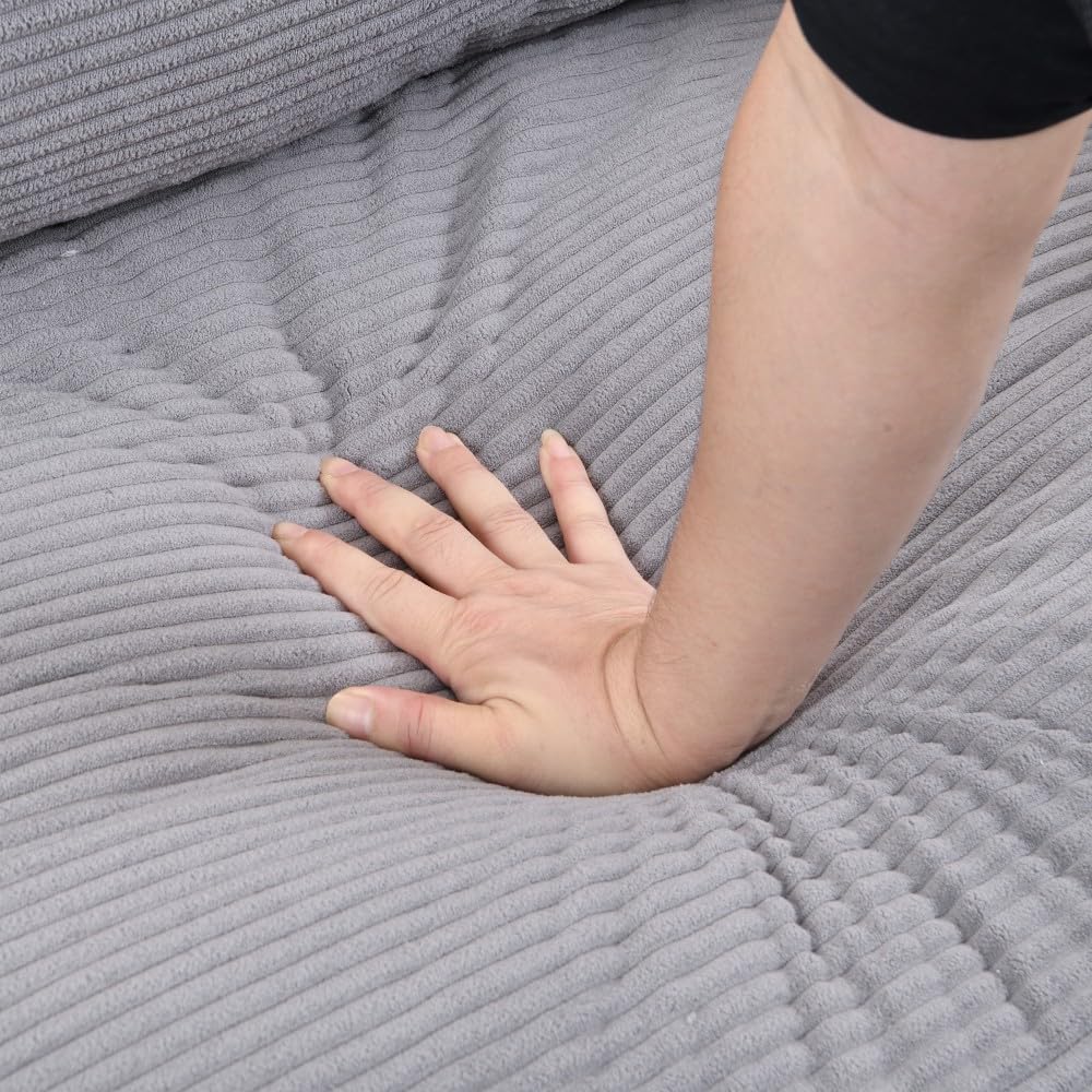 Light Gray 2 Seat Upholstered Sofa G935782
