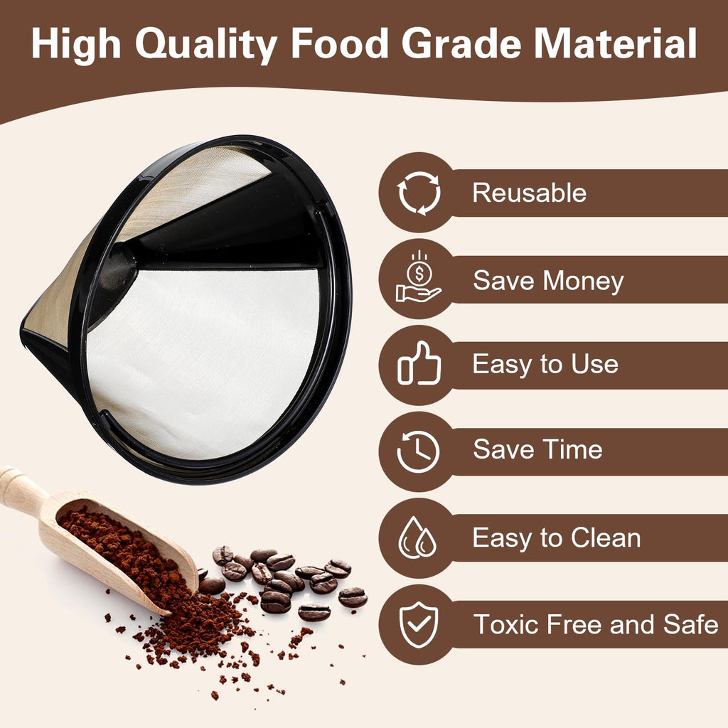 8-12 Cup Cone Reusable Coffee Filter G9722