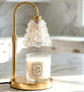 Candle Warmer Lamp with Timer & Dimmer, Adjustable Height, Gold Q45399