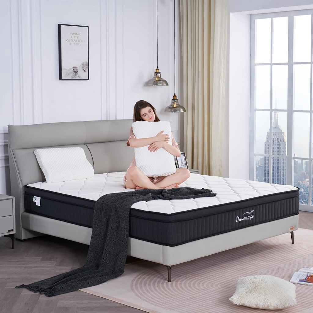 Full Size 12 Inch Hybrid Mattress E455782