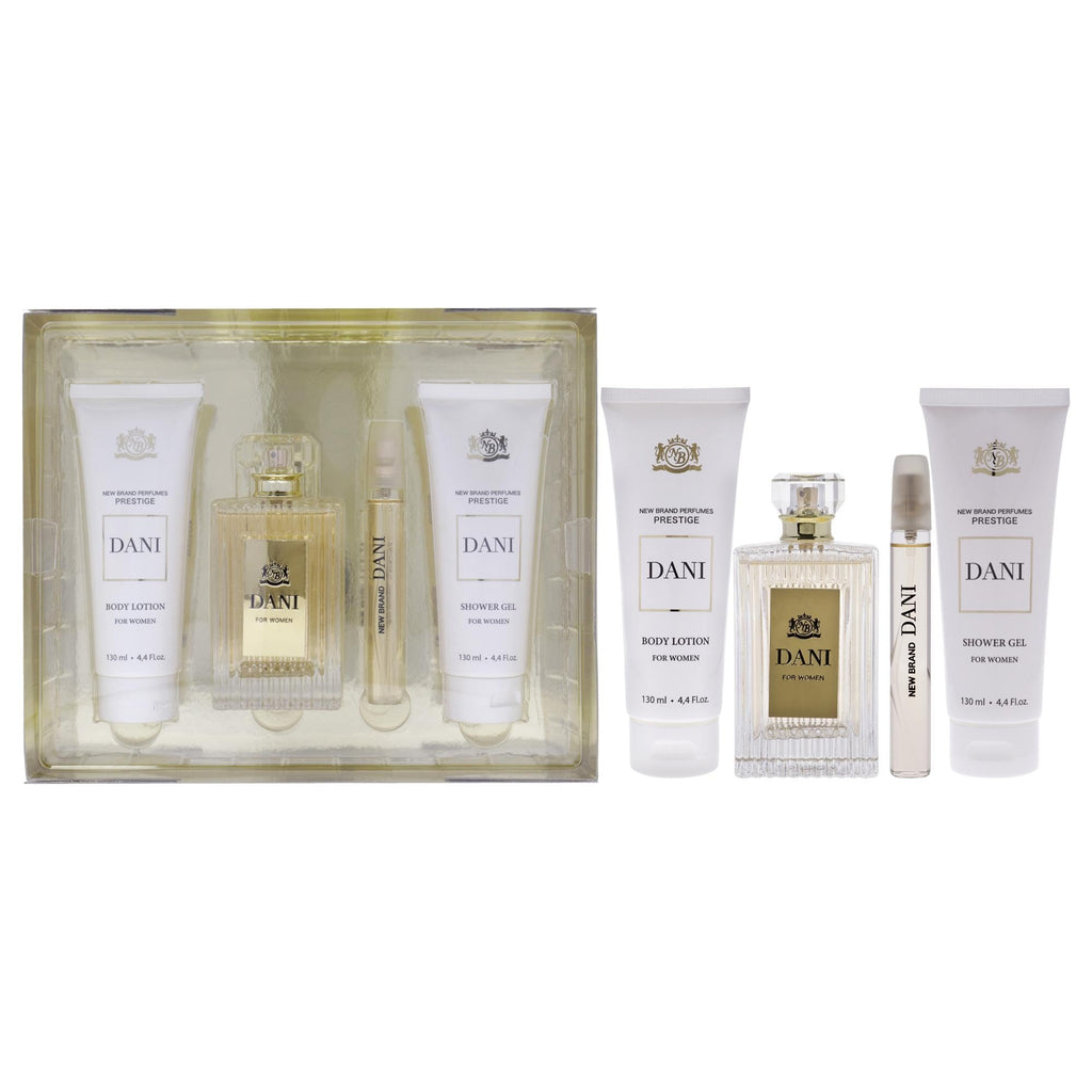 4 Pc Gift Set 3.3oz EDP Spray, 0.5oz EDP Spray, 4.4oz Shower Gel, 4.4oz Body Lotion M683