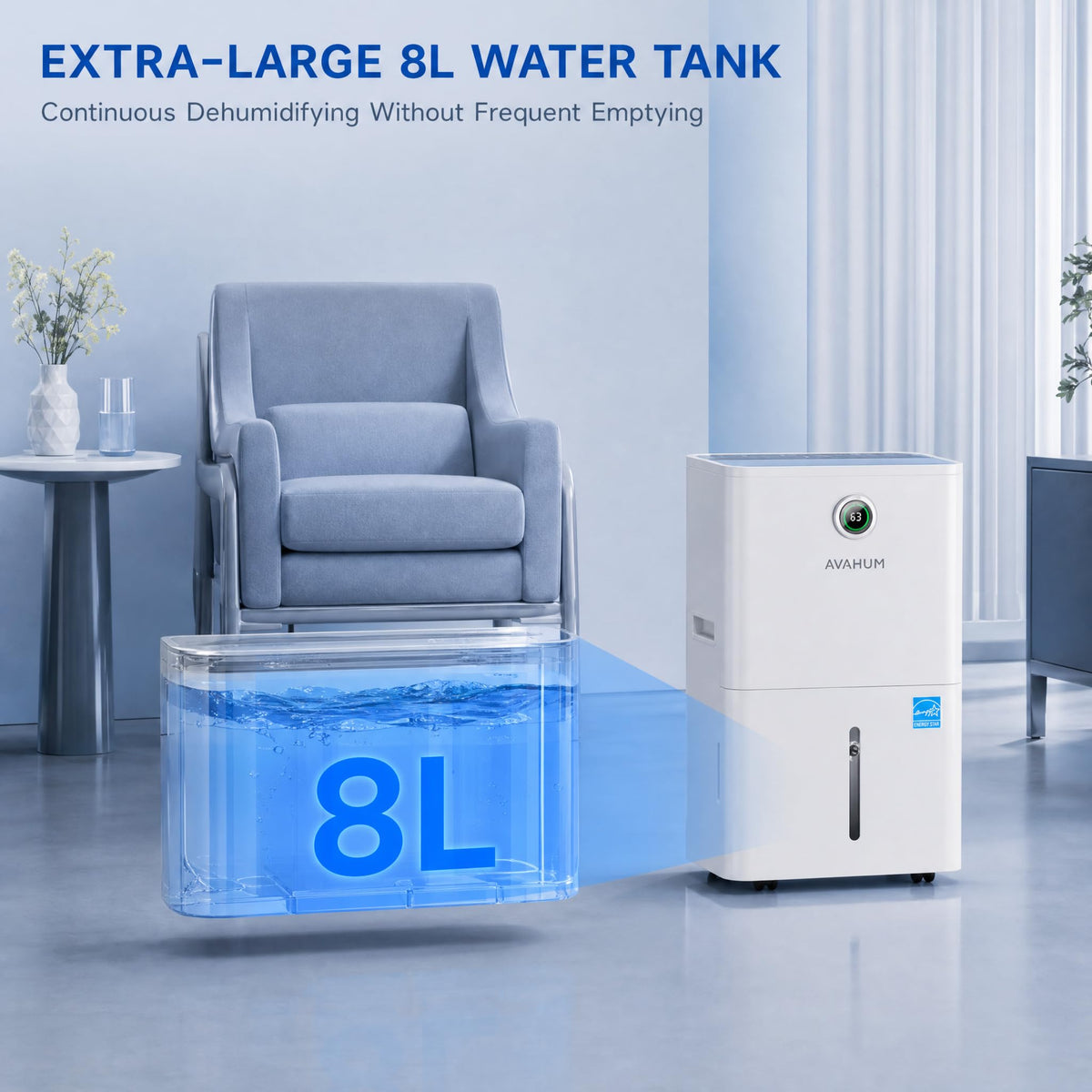 150 Pint Dehumidifier with Pump and Drain Hose X821