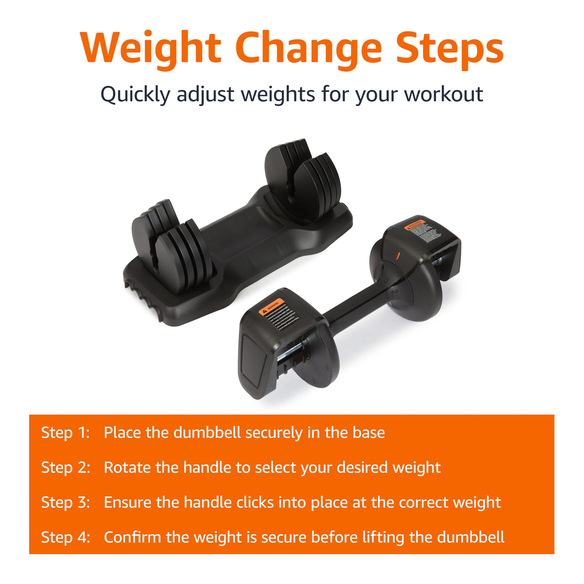Adjustable Dumbbell, 25 lb Y841187