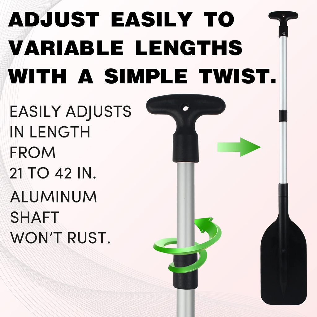 Telescoping Boat Paddle Collapsible Oar 2 Pack M259303