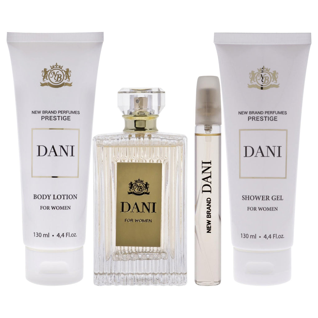 4 Pc Gift Set 3.3oz EDP Spray, 0.5oz EDP Spray, 4.4oz Shower Gel, 4.4oz Body Lotion M683