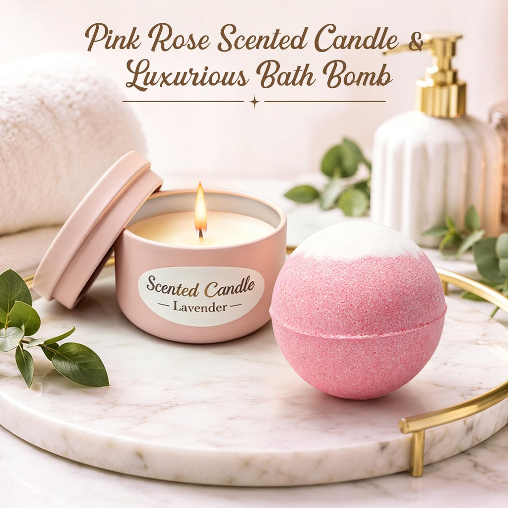 Pink Spa Gift Basket Set Q769
