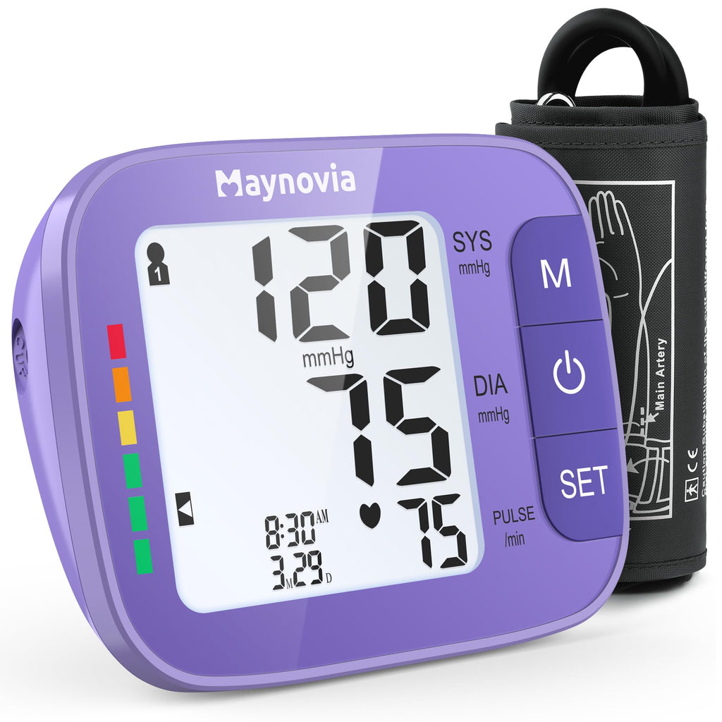 Upper Arm Blood Pressure Monitor 8.6-16.5 in Cuff Purple N420766