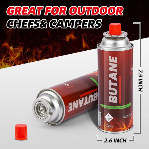 12 Pack Butane Fuel Canisters for Portable Camping Stoves I962
