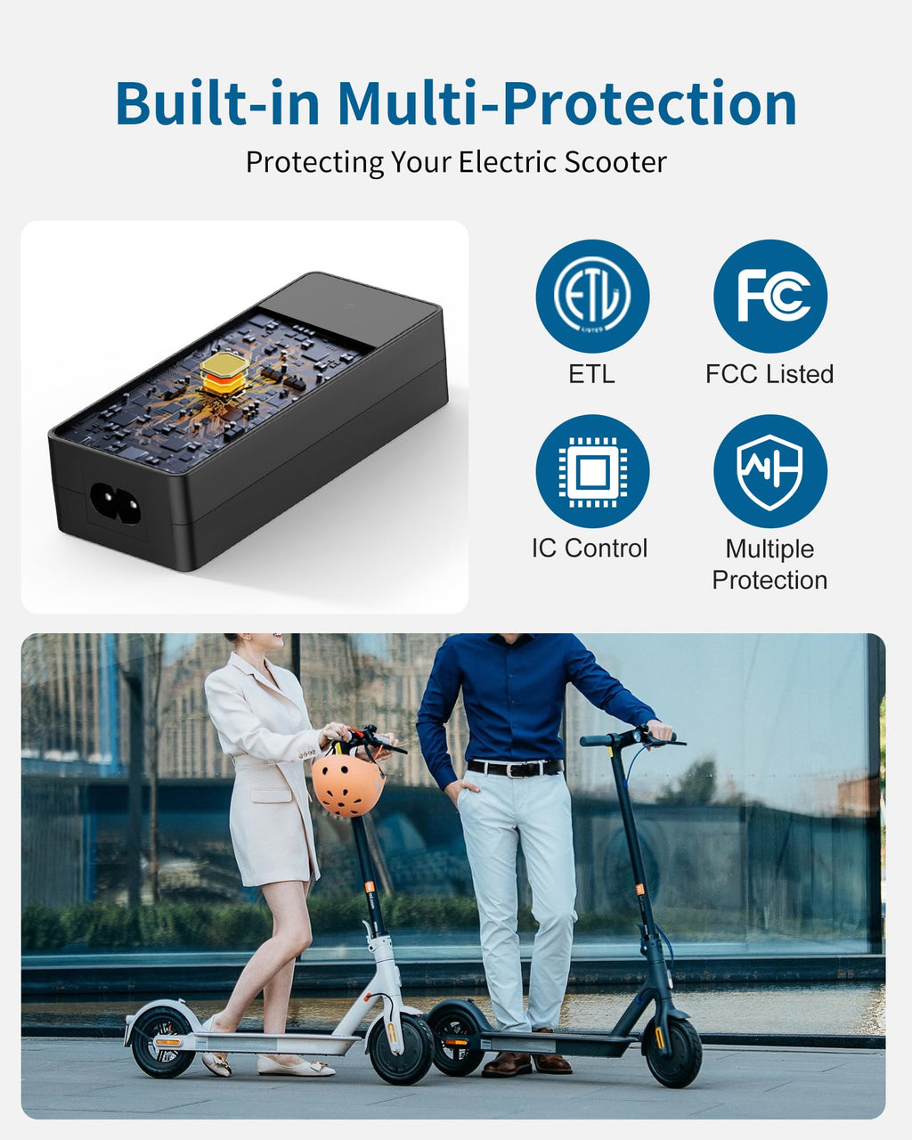 42V 1.7A Electric Scooter Charger U20909