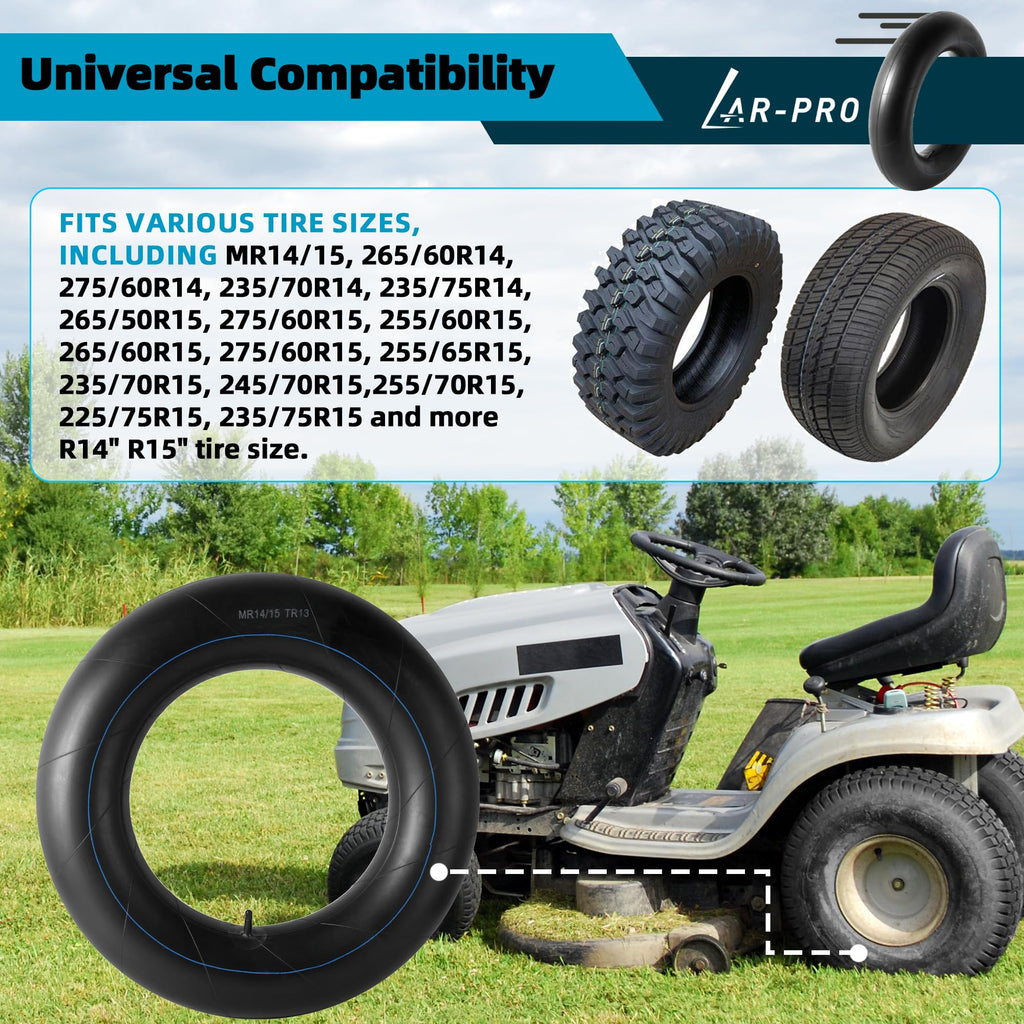 Heavy-Duty Tire Inner Tubes with TR13 Straight Valve Stems Butyl Rubber 1-Pack D407321