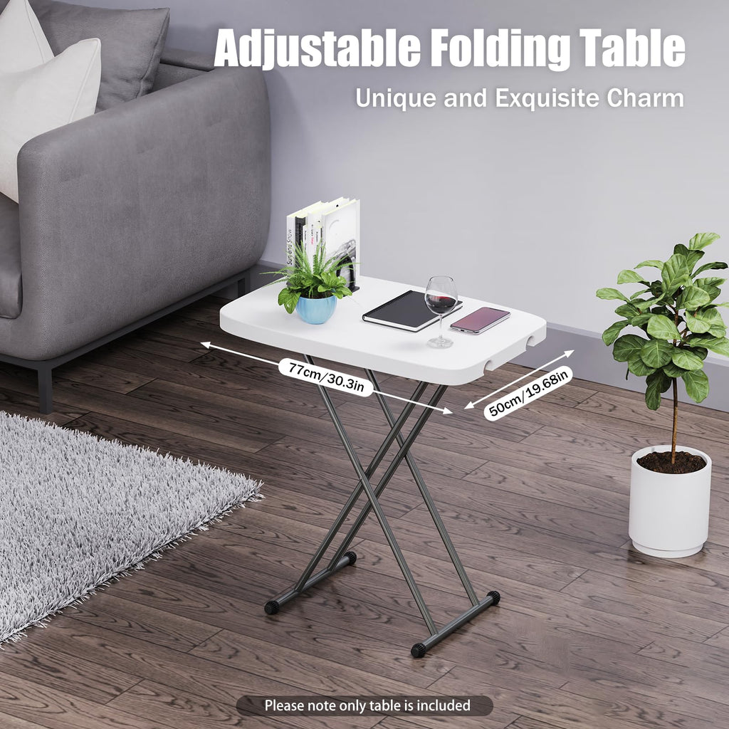 White 30" Folding Table M461