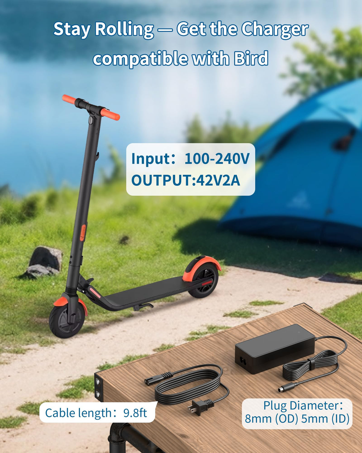 42V 1.7A Electric Scooter Charger U20909