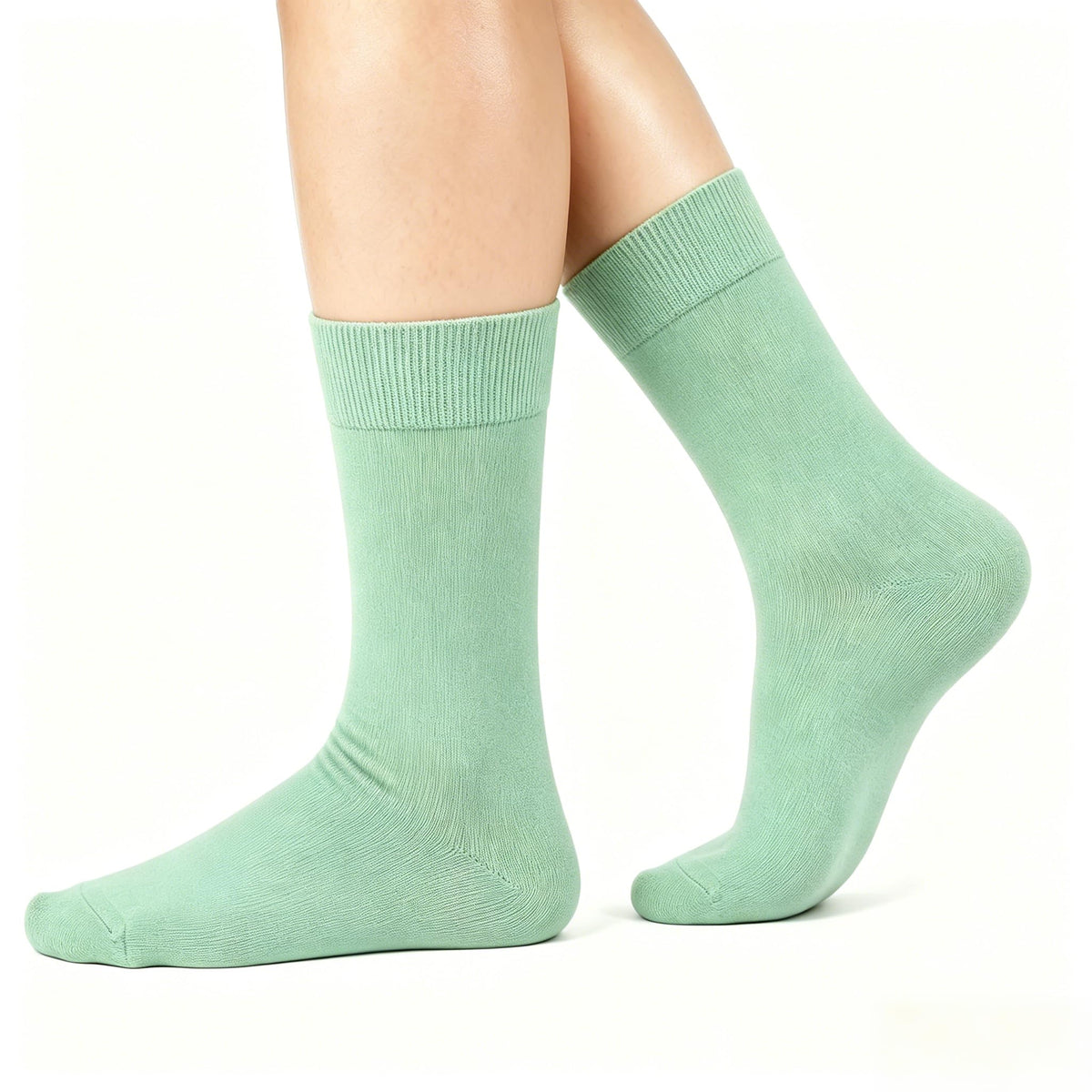 Women's 6 Pairs Bamboo Viscose Crew Socks N5890
