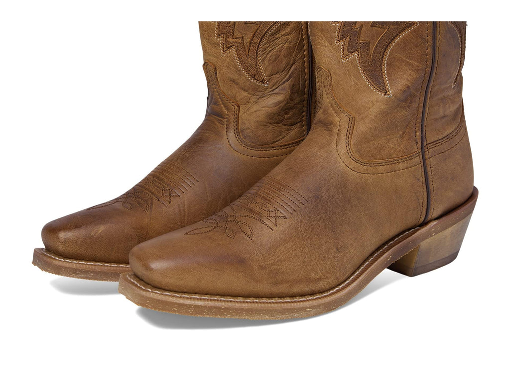 Brown Mid Calf Pull On Boots I5714