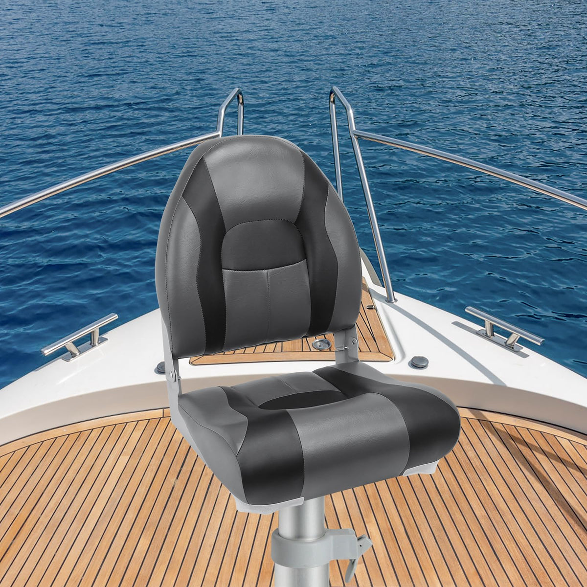 High Back Folding Waterproof Boat Seats 2 Pack Z989