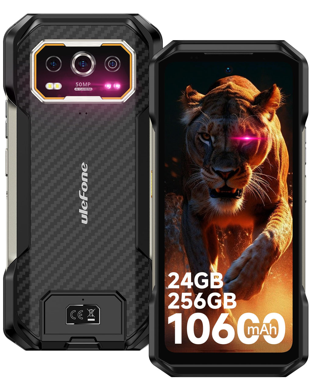 Rugged Smartphone Unlocked 64MP Night Vision 50MP Ultra-Wide Camera Z65627