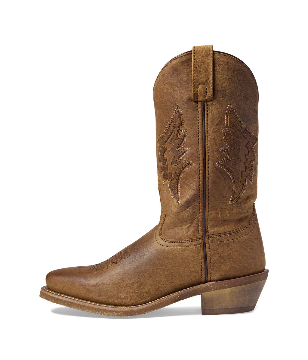 Brown Mid Calf Pull On Boots I5714
