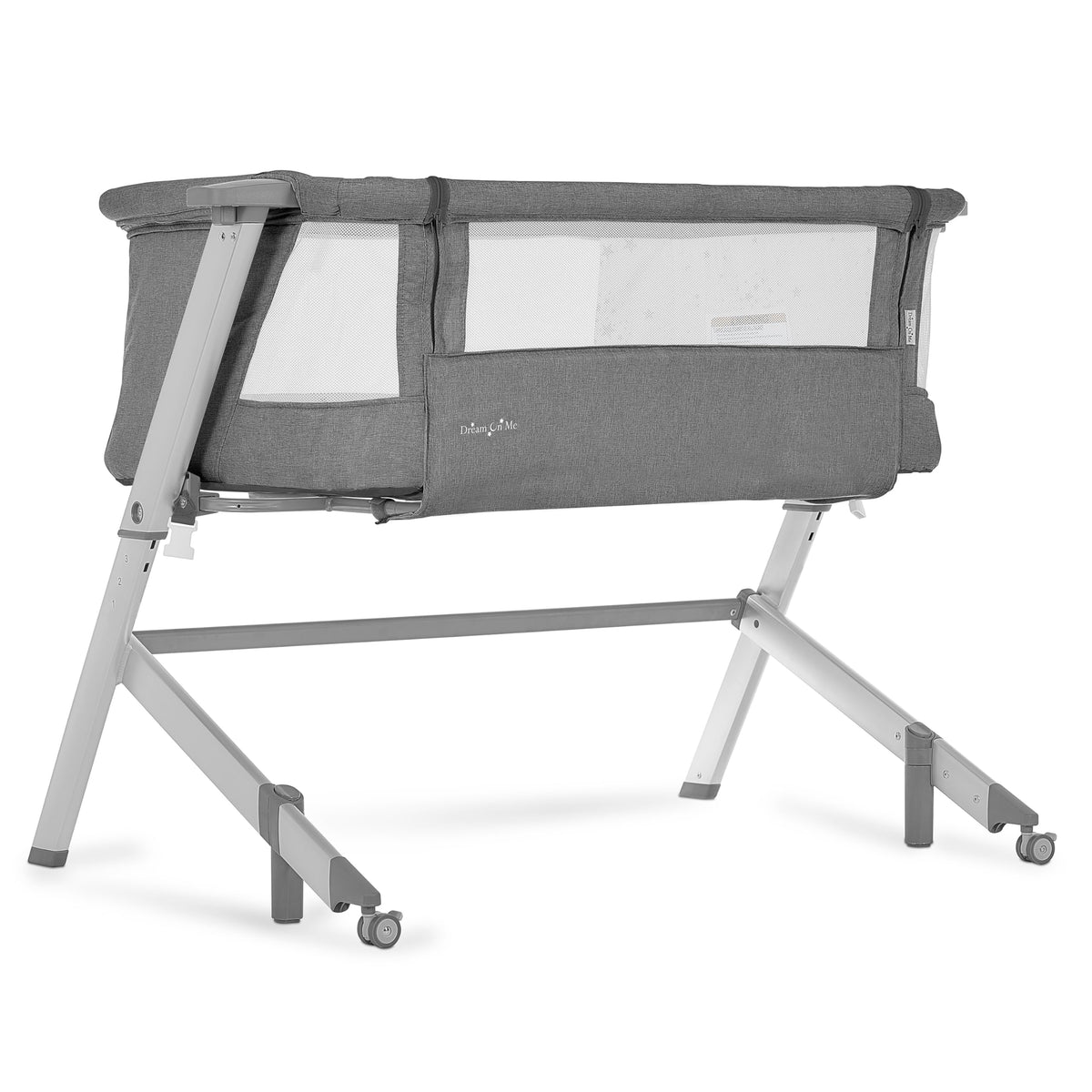 Grey Adjustable Height Bassinet & Bedside Sleeper R282106