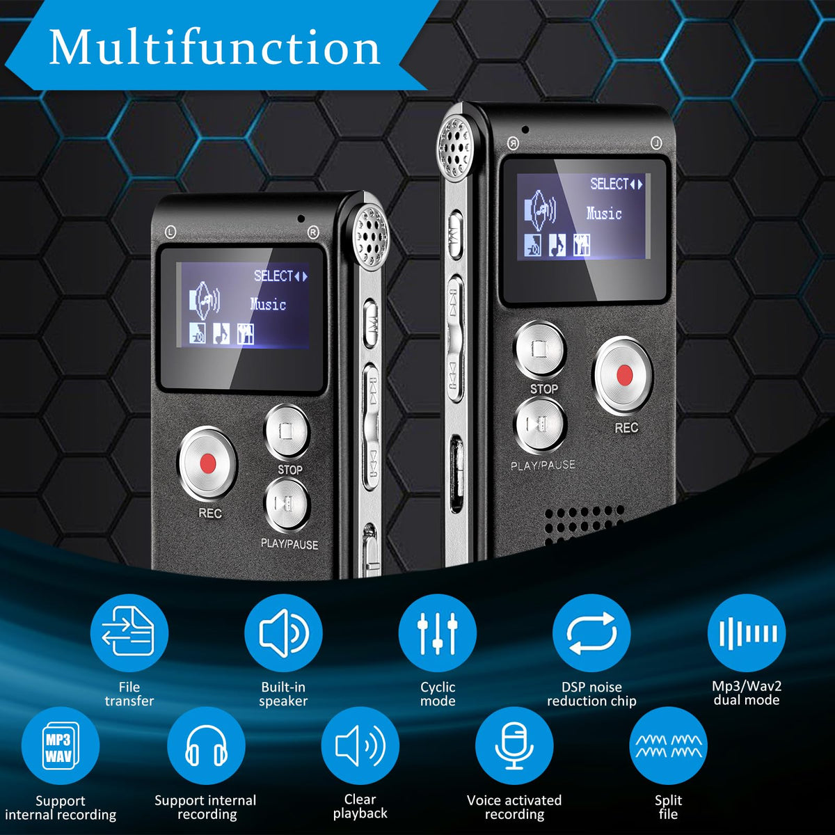 Black EVP Recorder Ghost Hunting Kit T381121